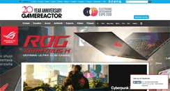 Desktop Screenshot of gamereactor.fi
