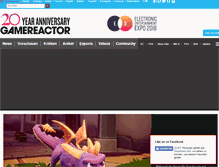 Tablet Screenshot of gamereactor.de