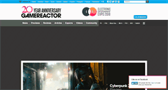 Desktop Screenshot of gamereactor.eu